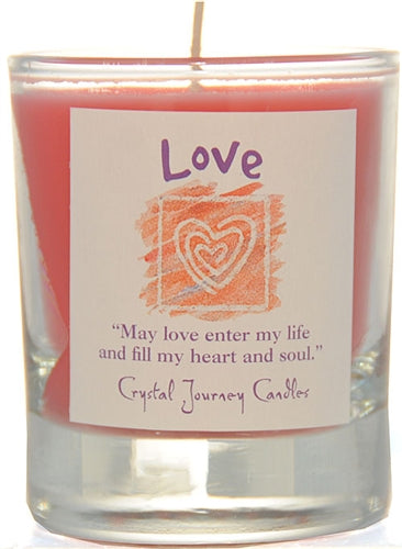 Love Glass Votive - Love & Friendship Collection