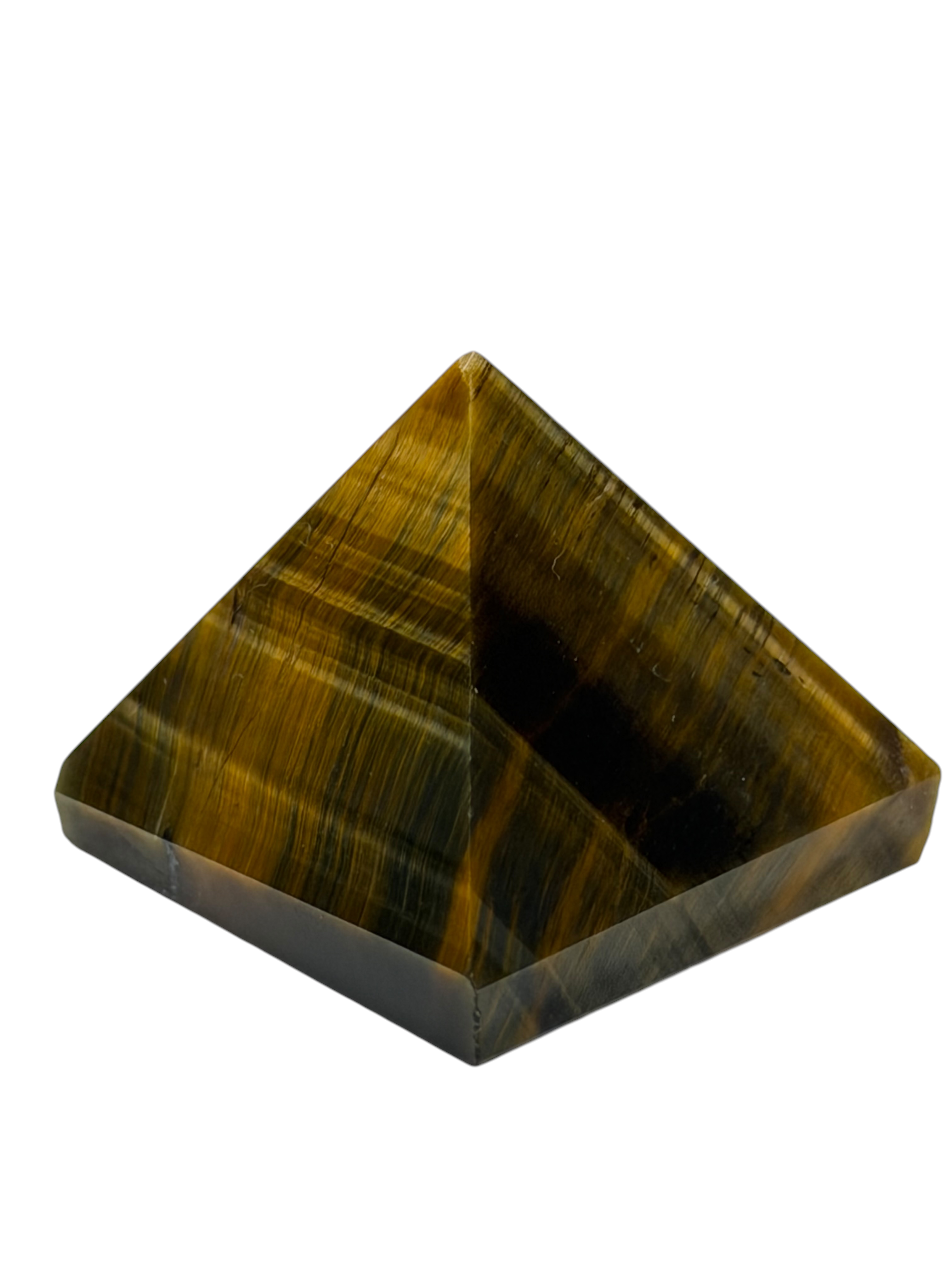 Tiger Eye Pyramid