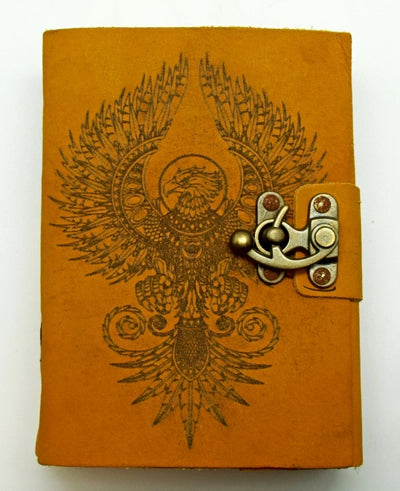 Soft Leather Embossed Phoenix Journal