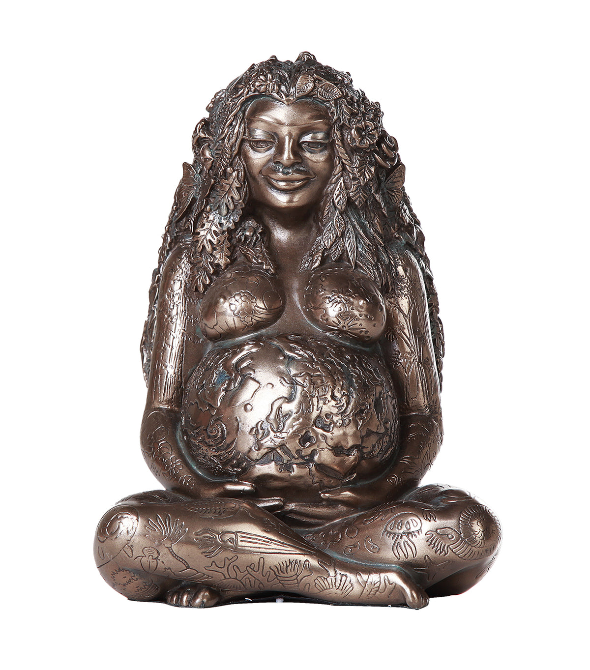 Millennial Gaia Statue — Cold Cast Bronze