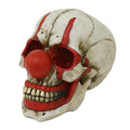 Creepy IT Jester Clown Harlequin Joker Skull with Red Nose