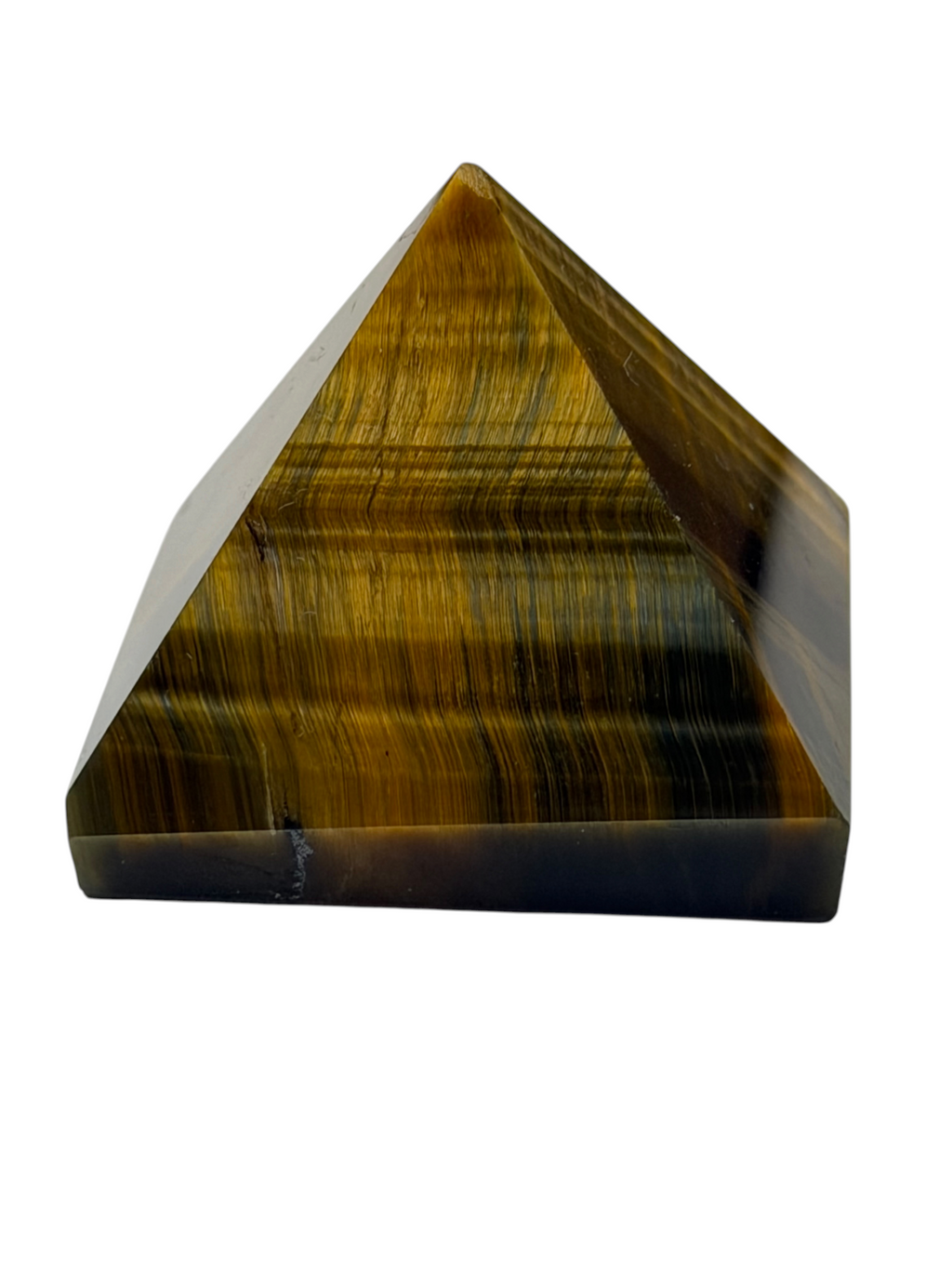 Tiger Eye Pyramid