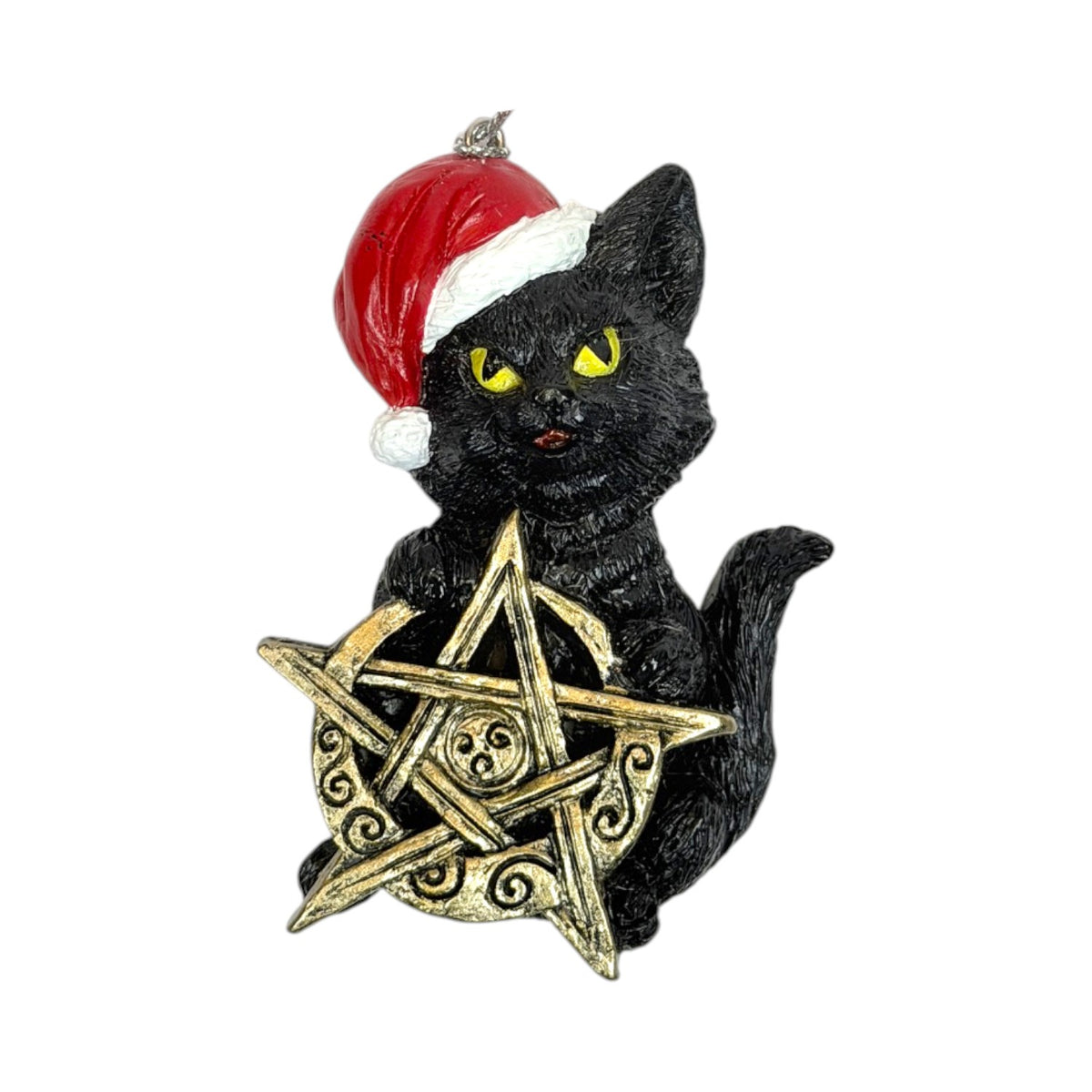 Yuletied Hex Cat Ornament