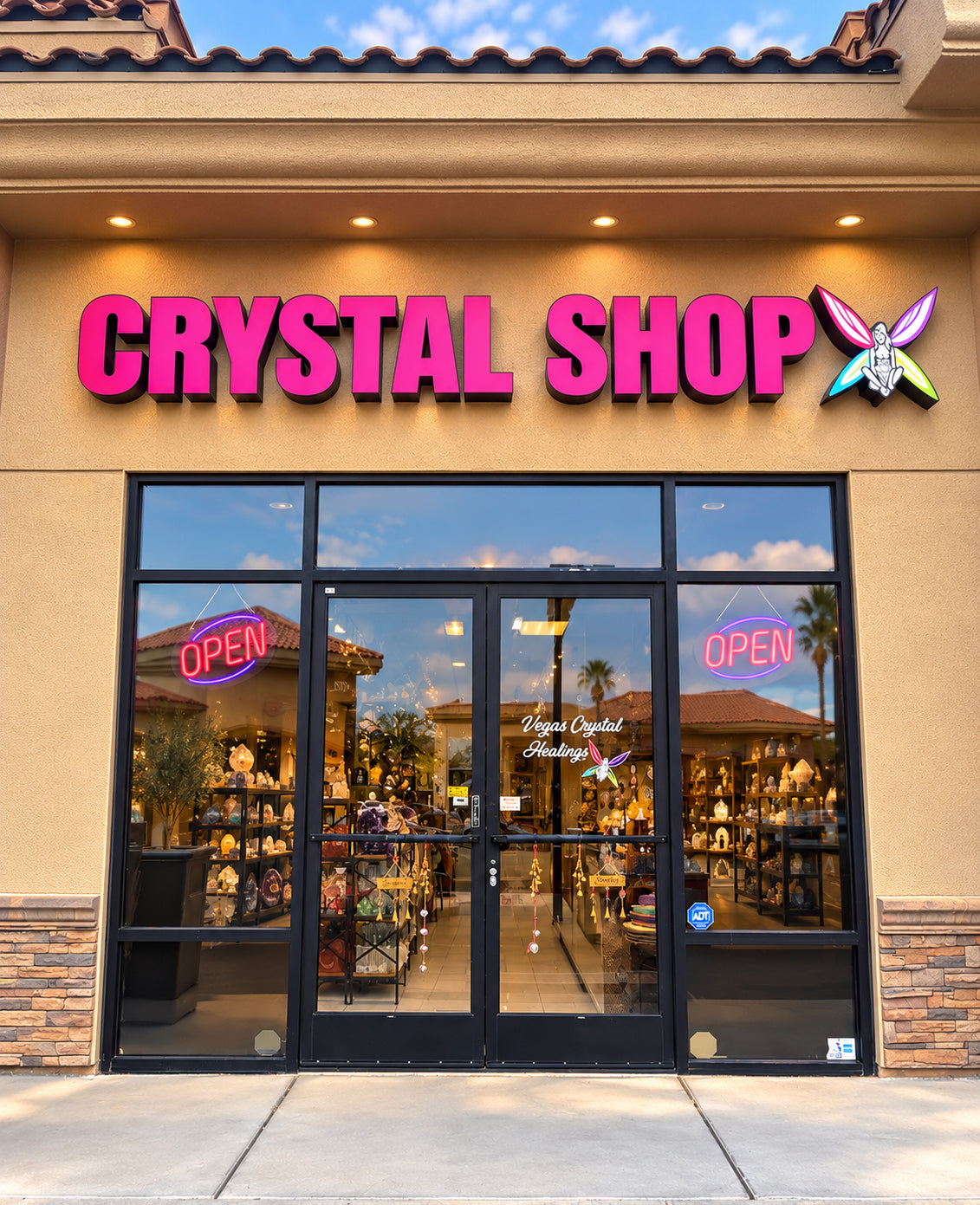 Vegas Crystal Healings storefront in Henderson