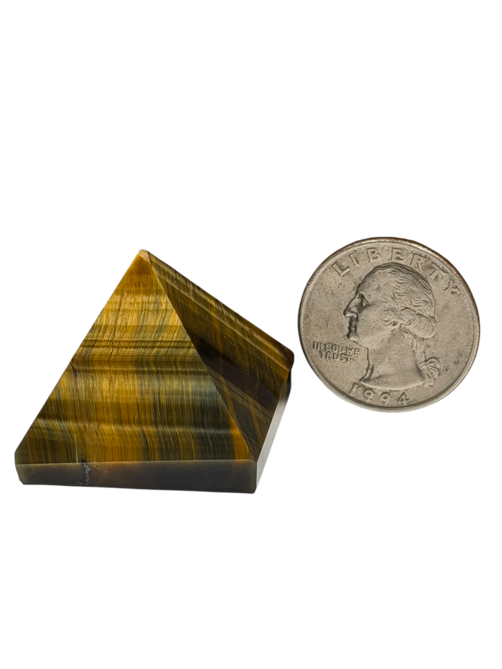 Tiger Eye Pyramid