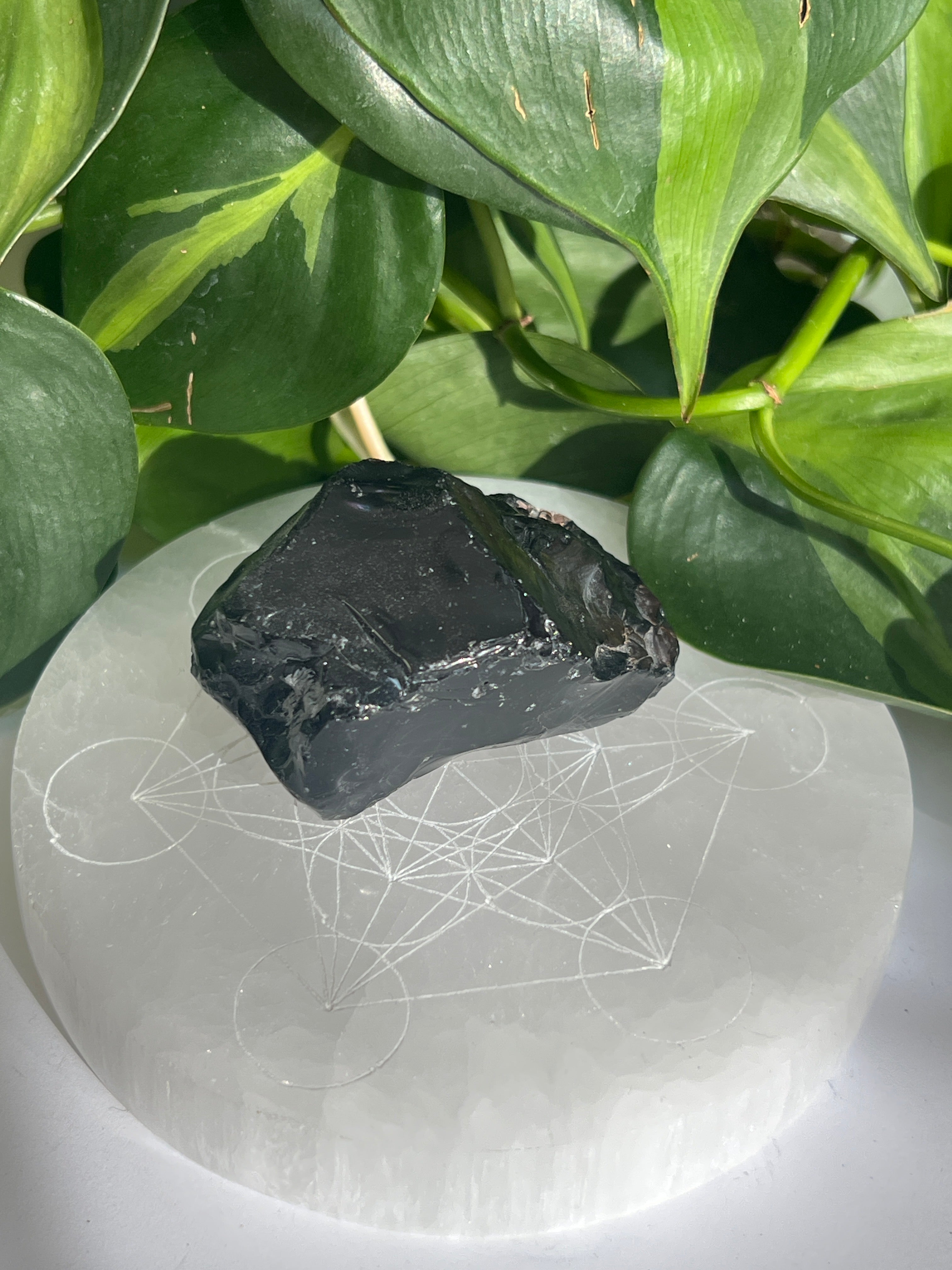 Raw Golden Sheen Obsidian