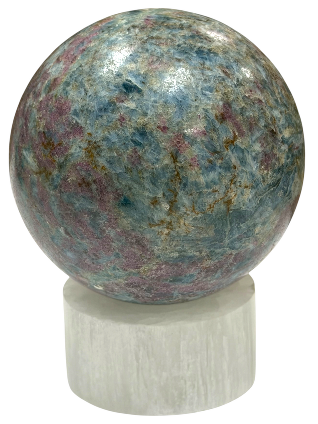 Ruby and Kyanite Sphere