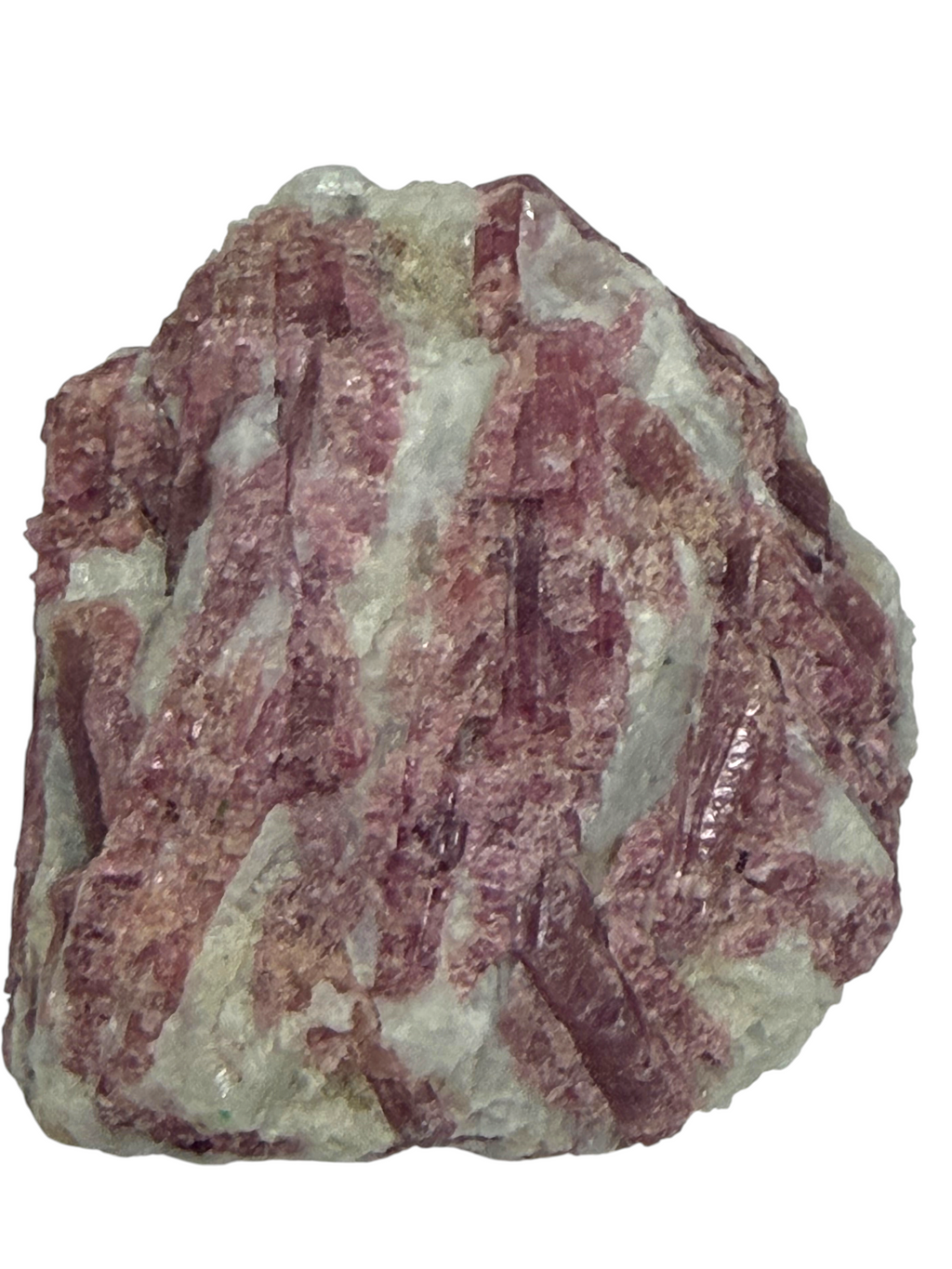 Pink Tourmaline in Kyanite