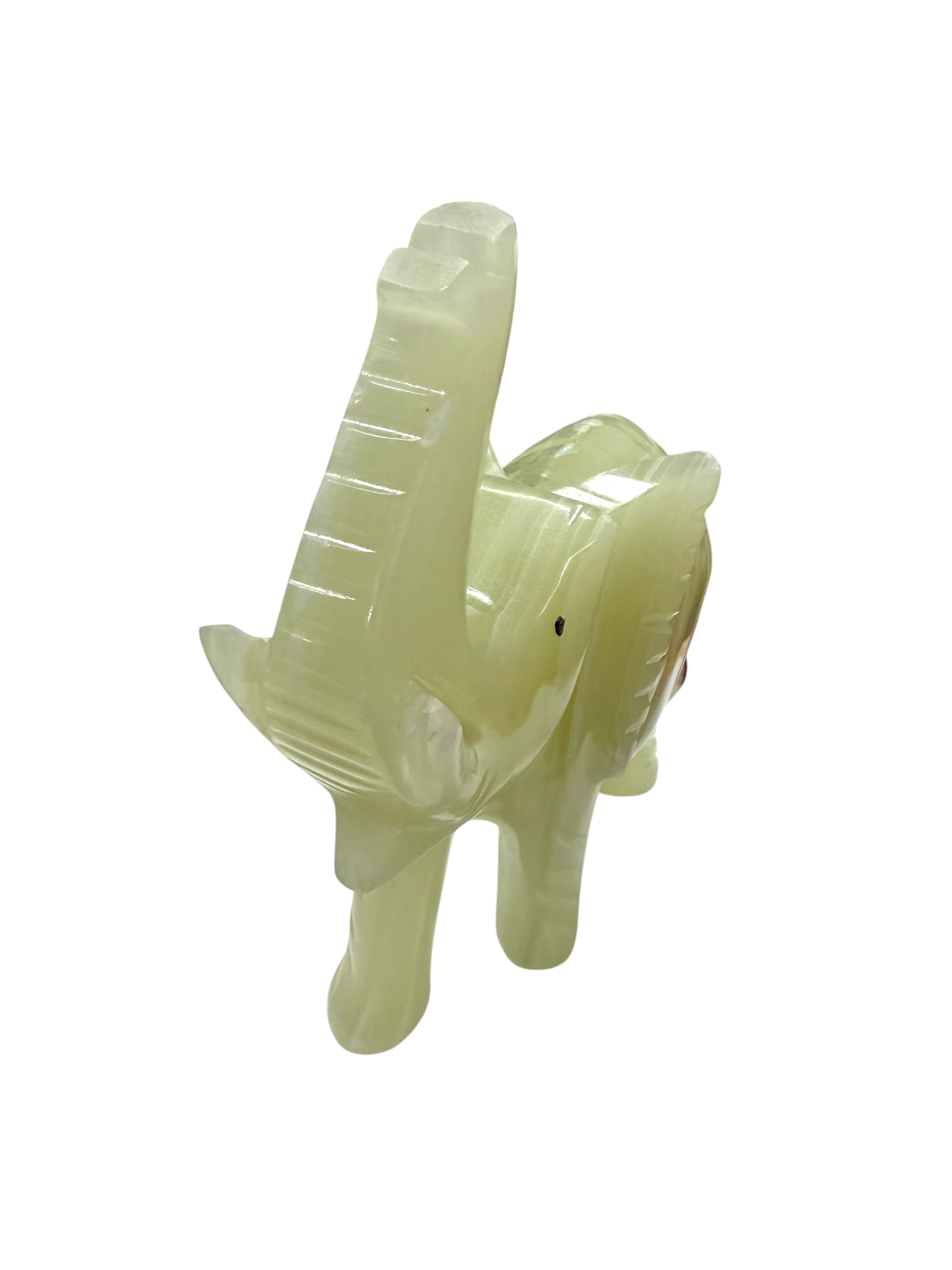 Green Onyx Elephant