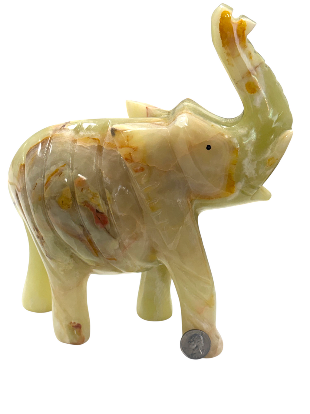 Green Onyx Elephant