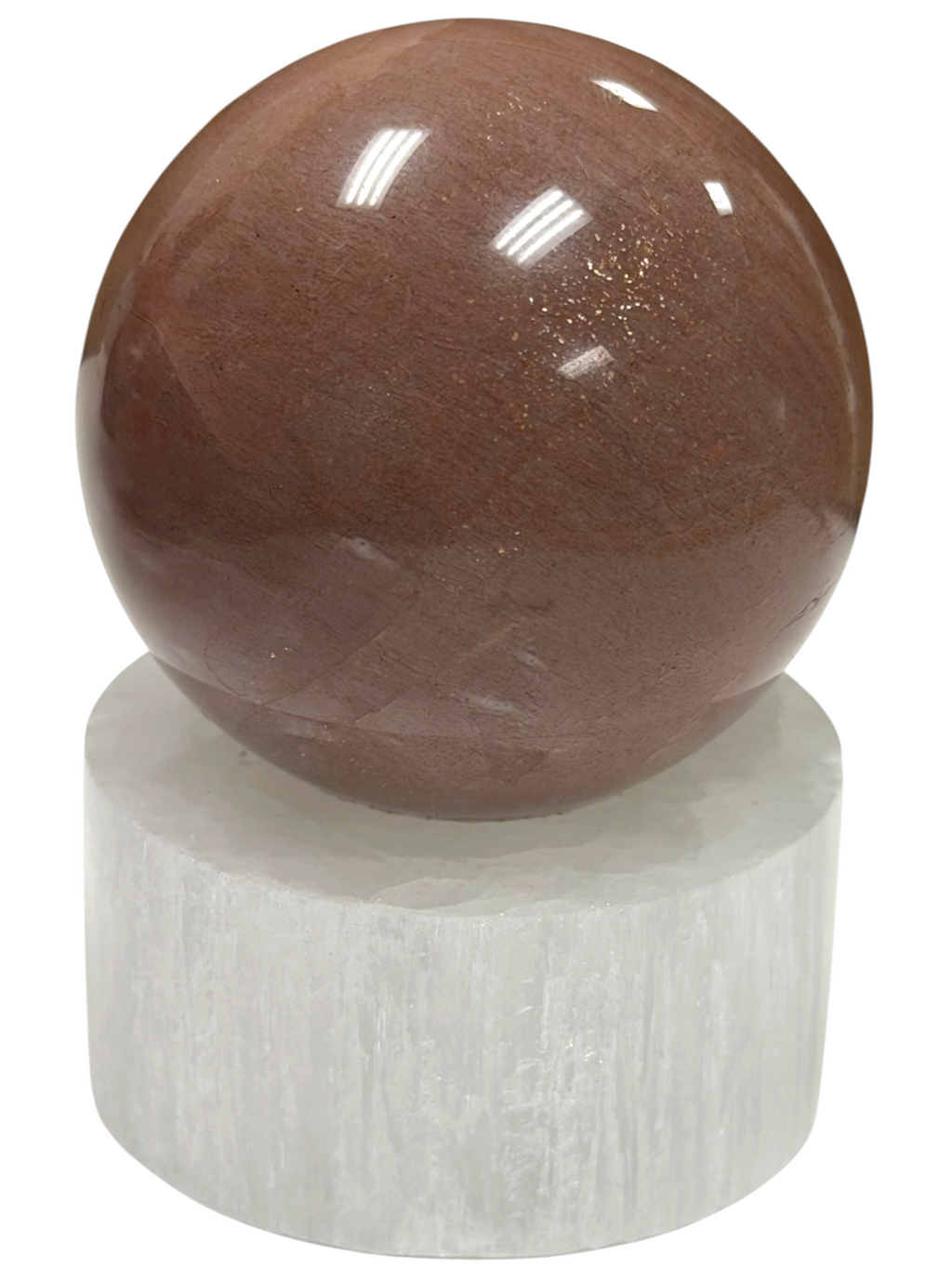 Chocolate Moonstone Sphere 40mm