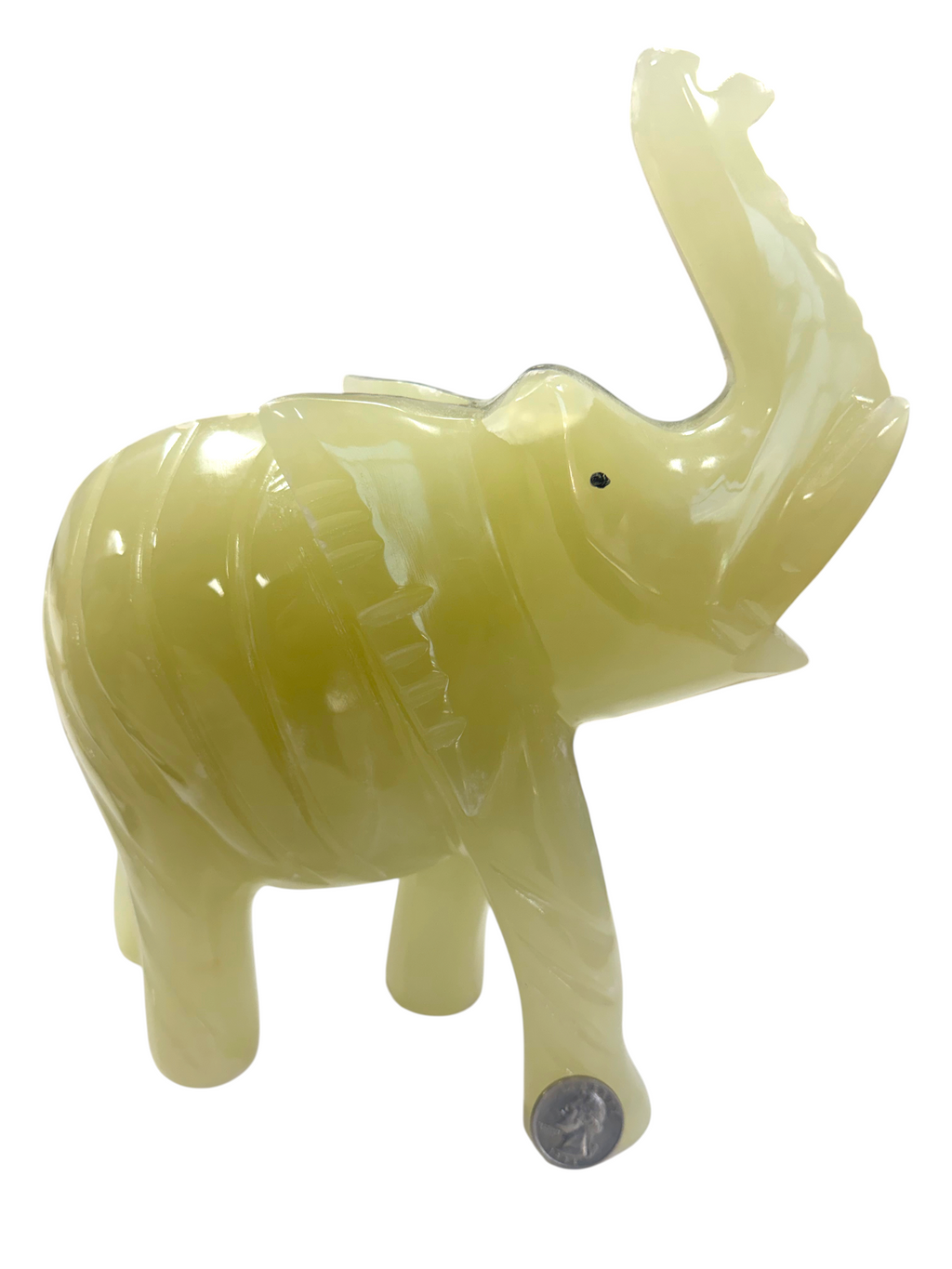 Green Onyx Elephant