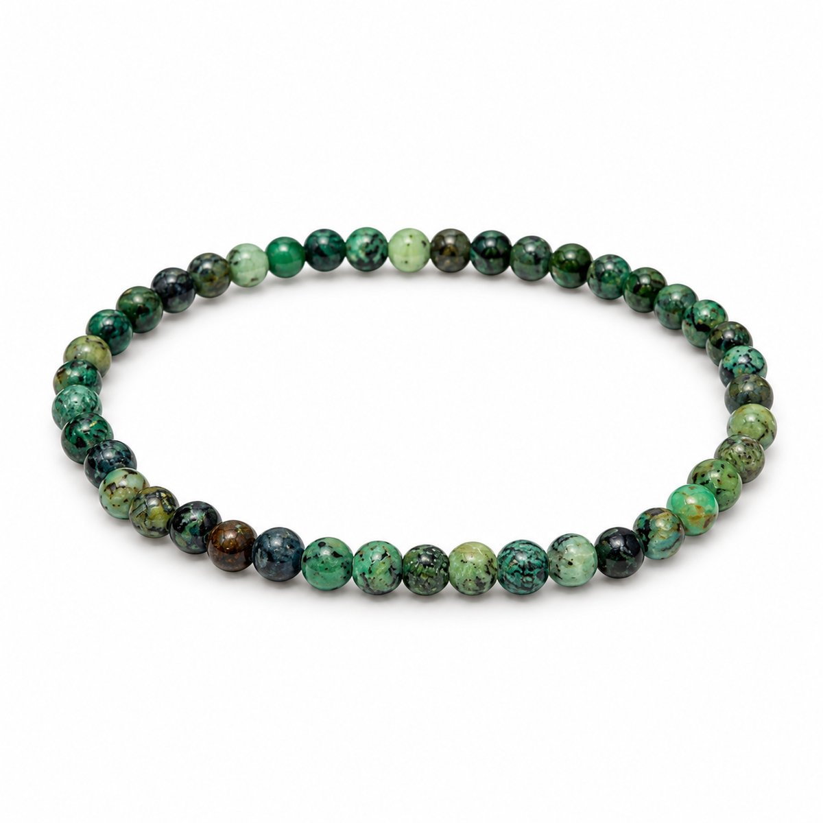 4mm African Turquoise Bracelet