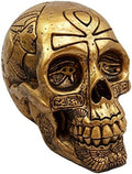Gods of Egypt Skull Figurine — Nefertiti, King Tut & the Ankh