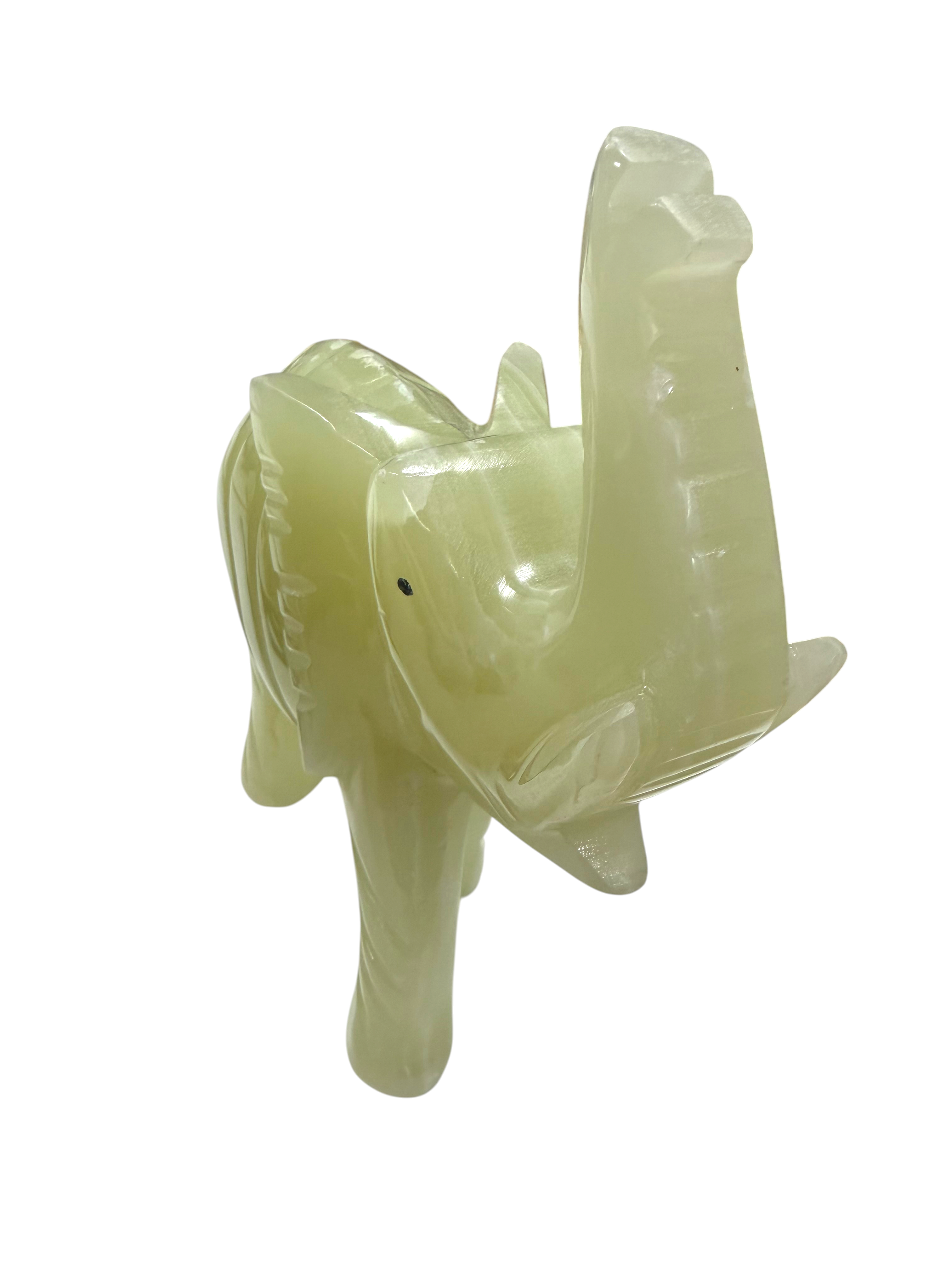 Green Onyx Elephant