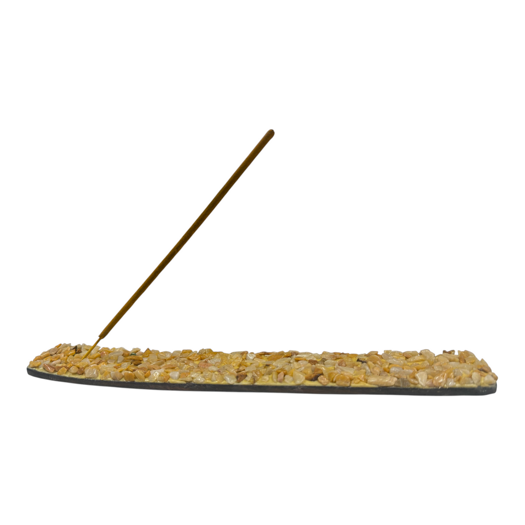 Yellow Jade Elements Incense Ash Catcher