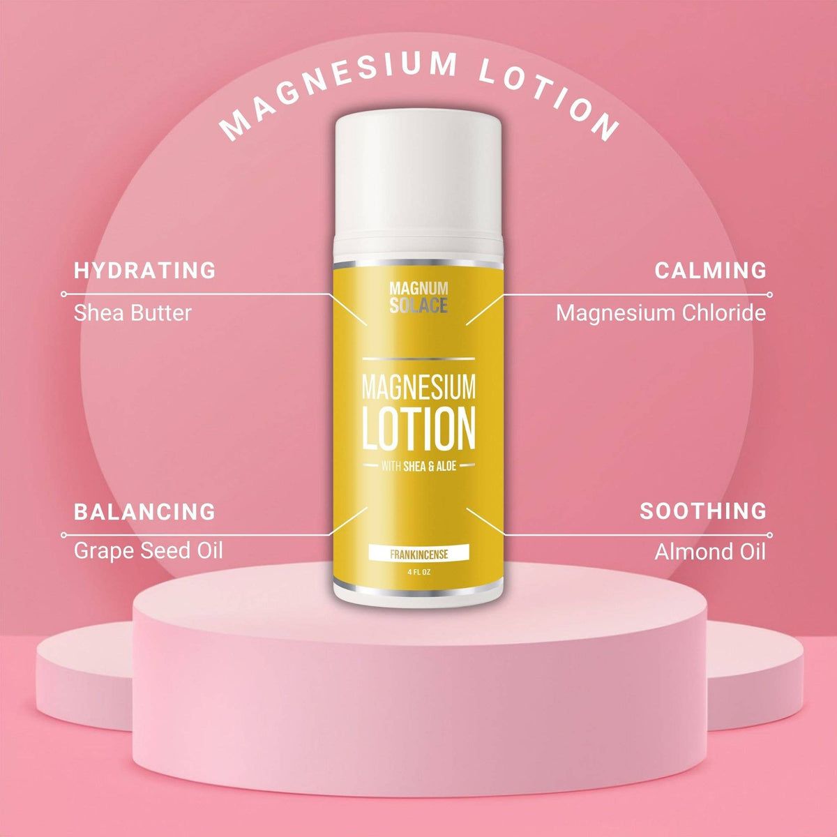Magnesium Lotion - With Frankincense essential oil
