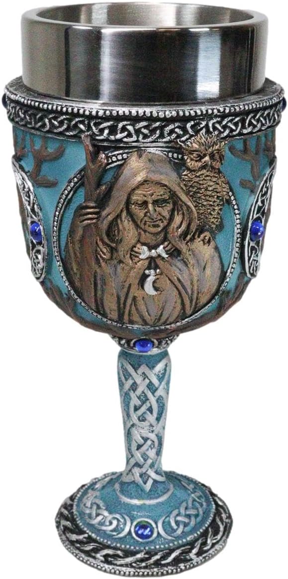 Triple Goddess "Crone" Goblet