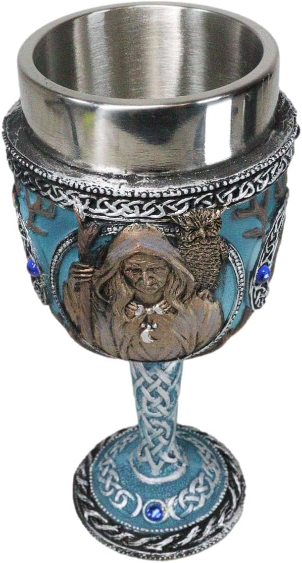 Triple Goddess "Crone" Goblet