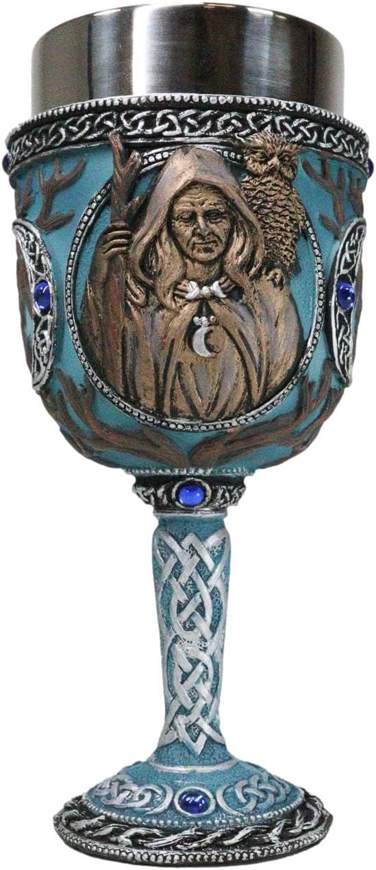 Triple Goddess "Crone" Goblet