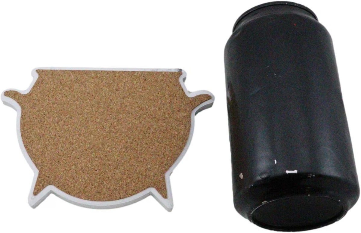 Witches Brew Cauldron Coaster Set of 4