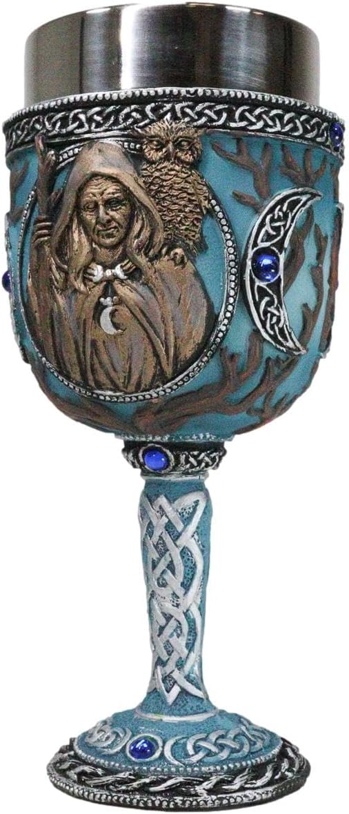 Triple Goddess "Crone" Goblet