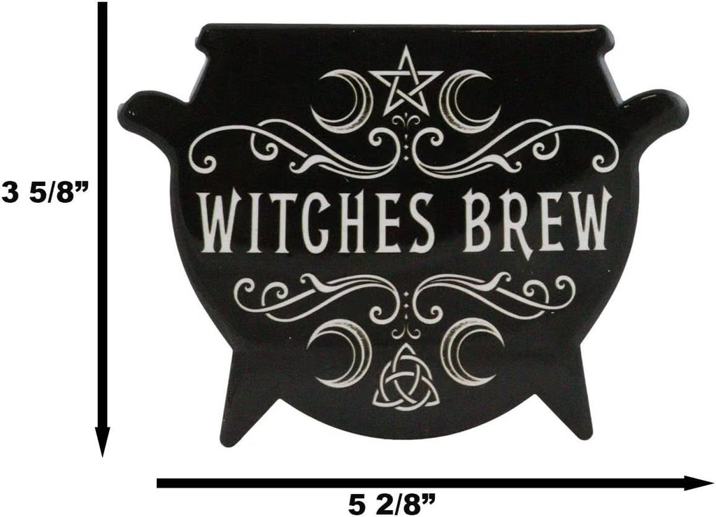 Witches Brew Cauldron Coaster Set of 4
