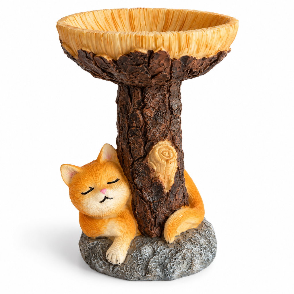 Sleeping Cat Sphere Holder