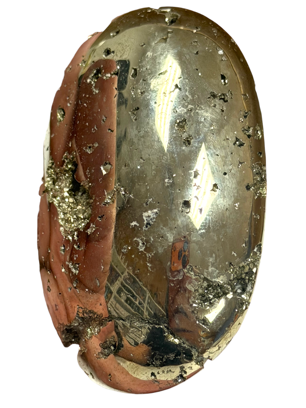 Pyrite Palm Stone