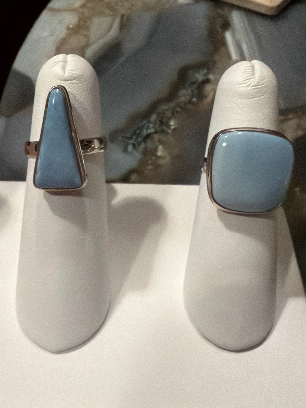 Blue Lace Agate Sterling Silver Ring