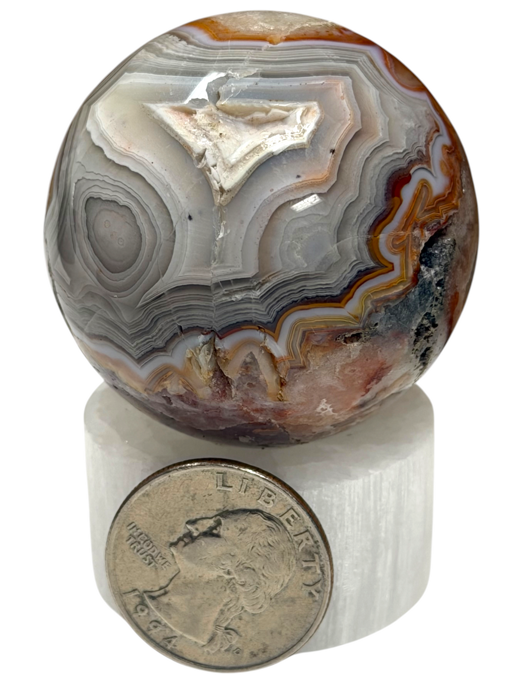 Botswana Agate Sphere 41mm