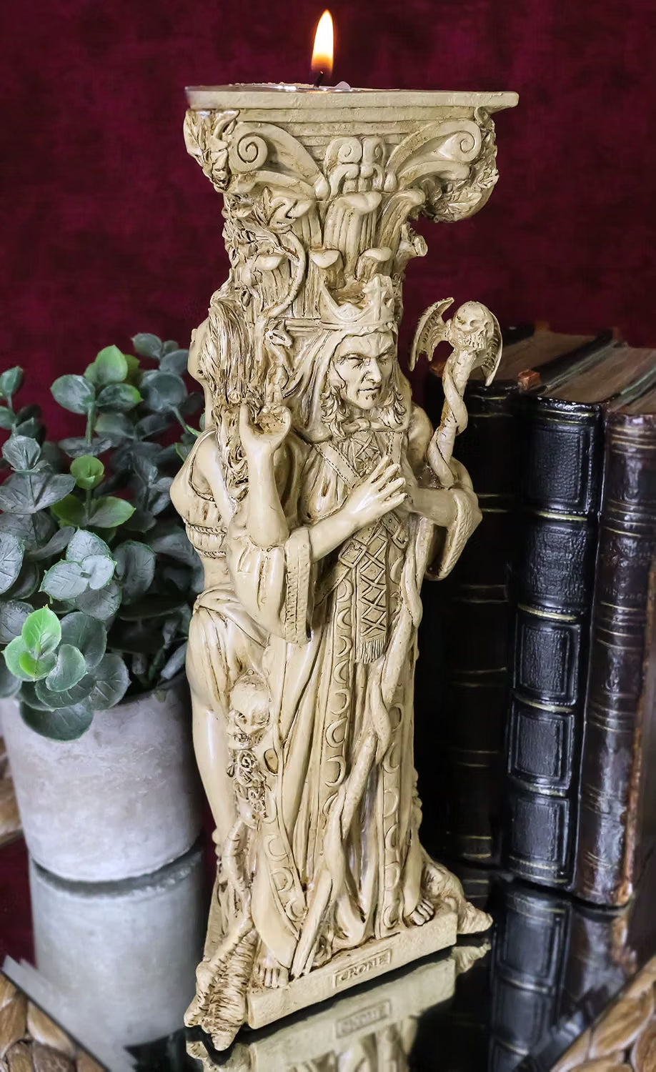 Mother, Maiden, Crone Candleholder