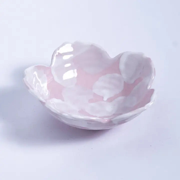 Sakura-Shaped Small Dish - Pink