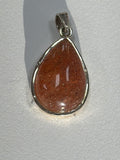 Sunstone Pendant Sterling Silver