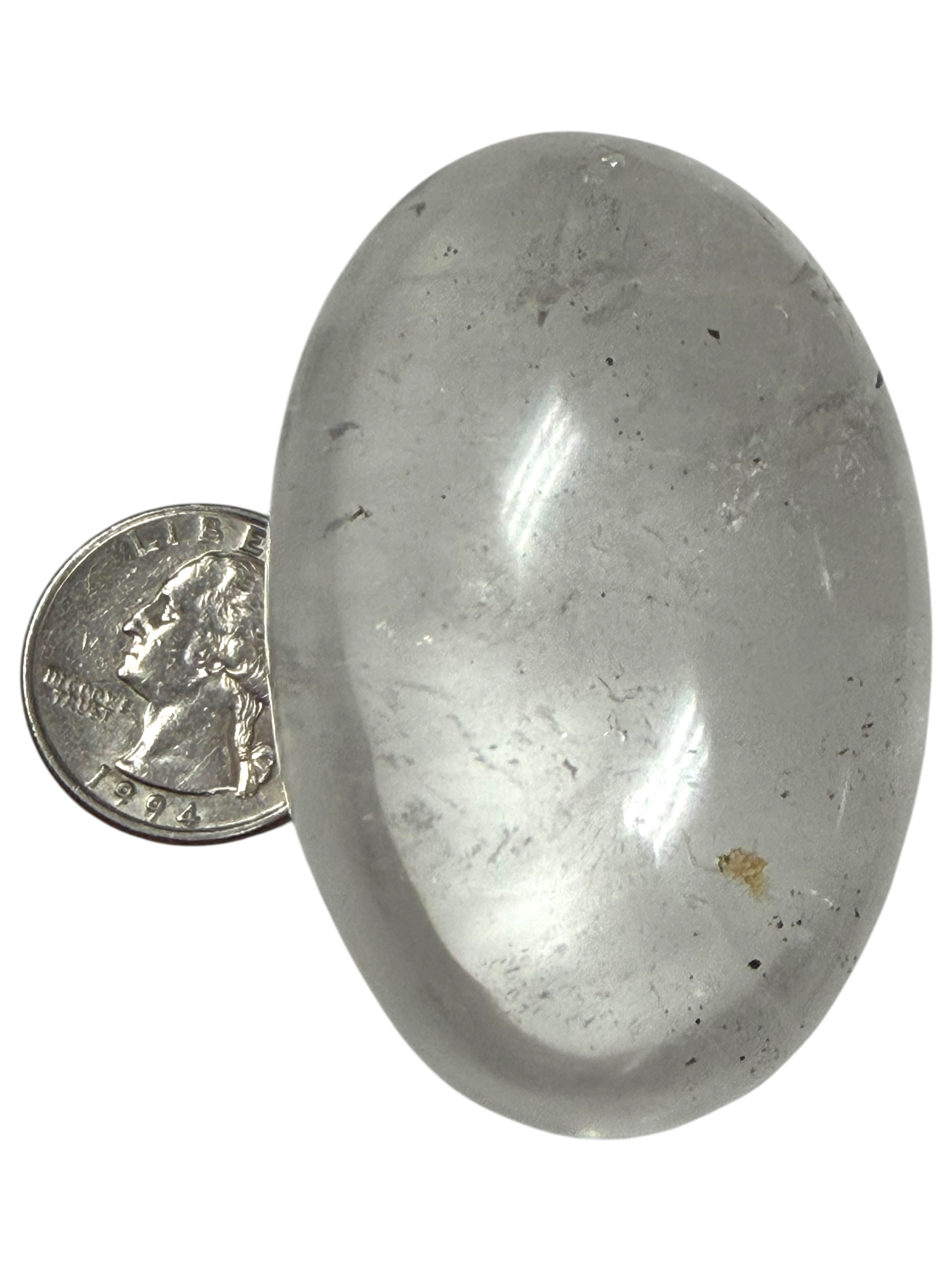 Quartz Palm Stone 66x43mm