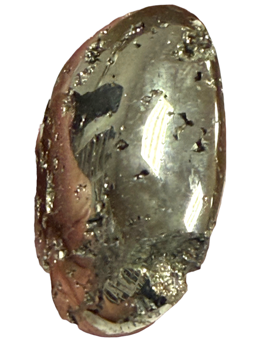 Pyrite Palm Stone