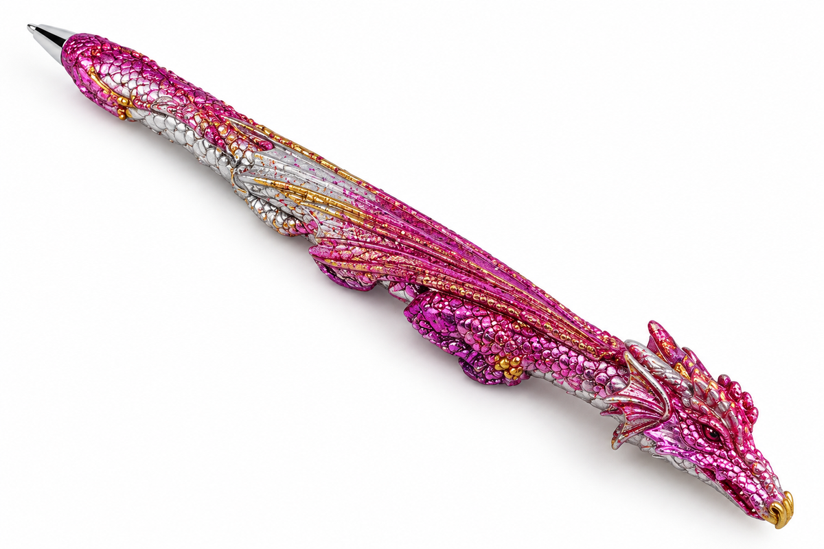 Glitter Dragon Ballpoint Pen
