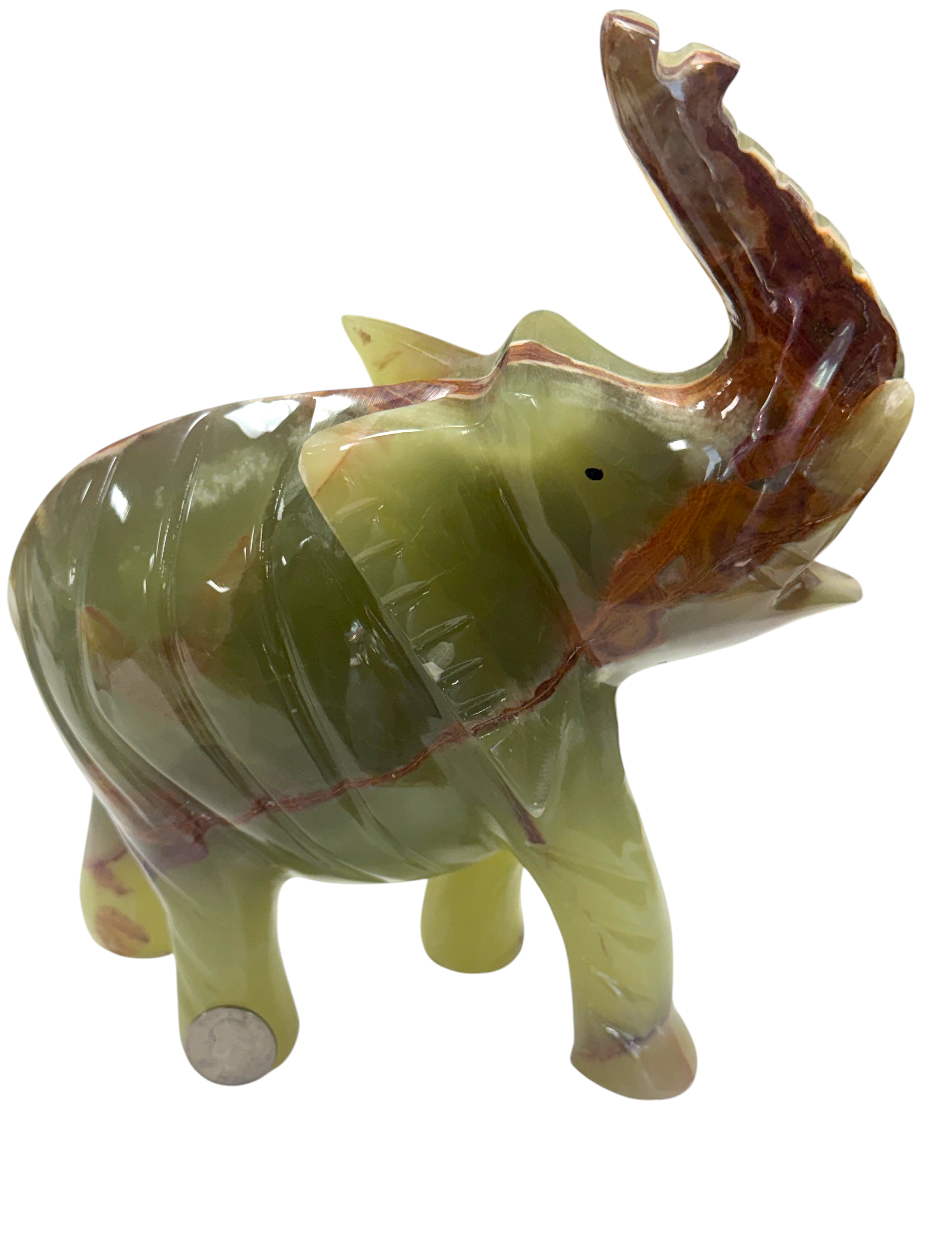 Green Onyx Elephant