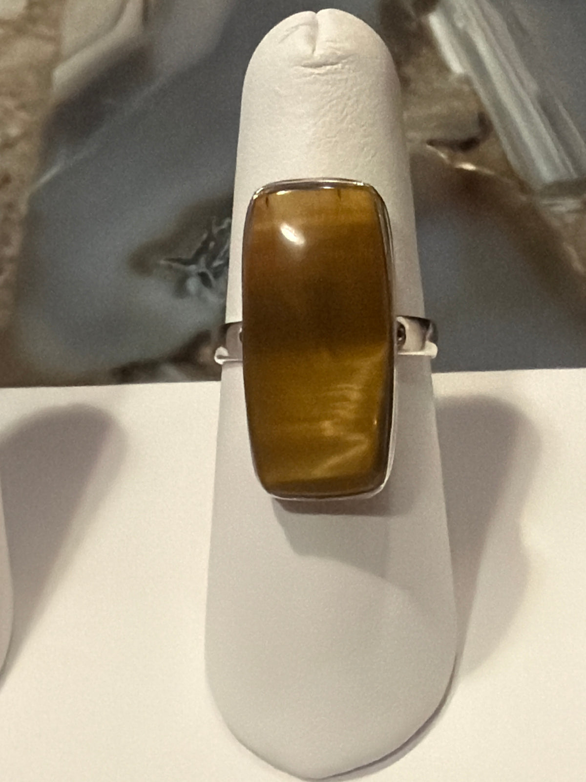 Tigereye Sterling Silver Ring