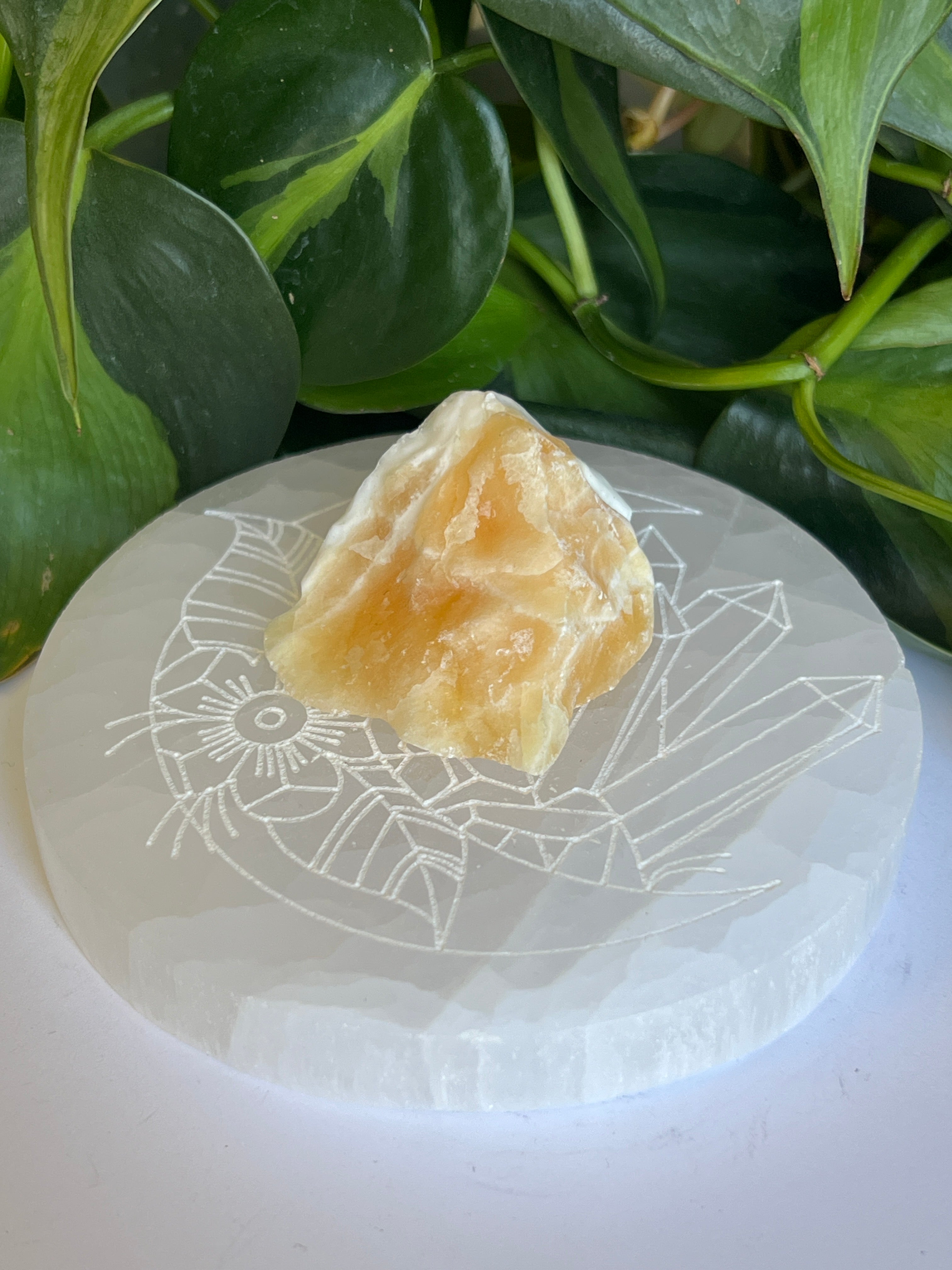 Raw Orange Calcite