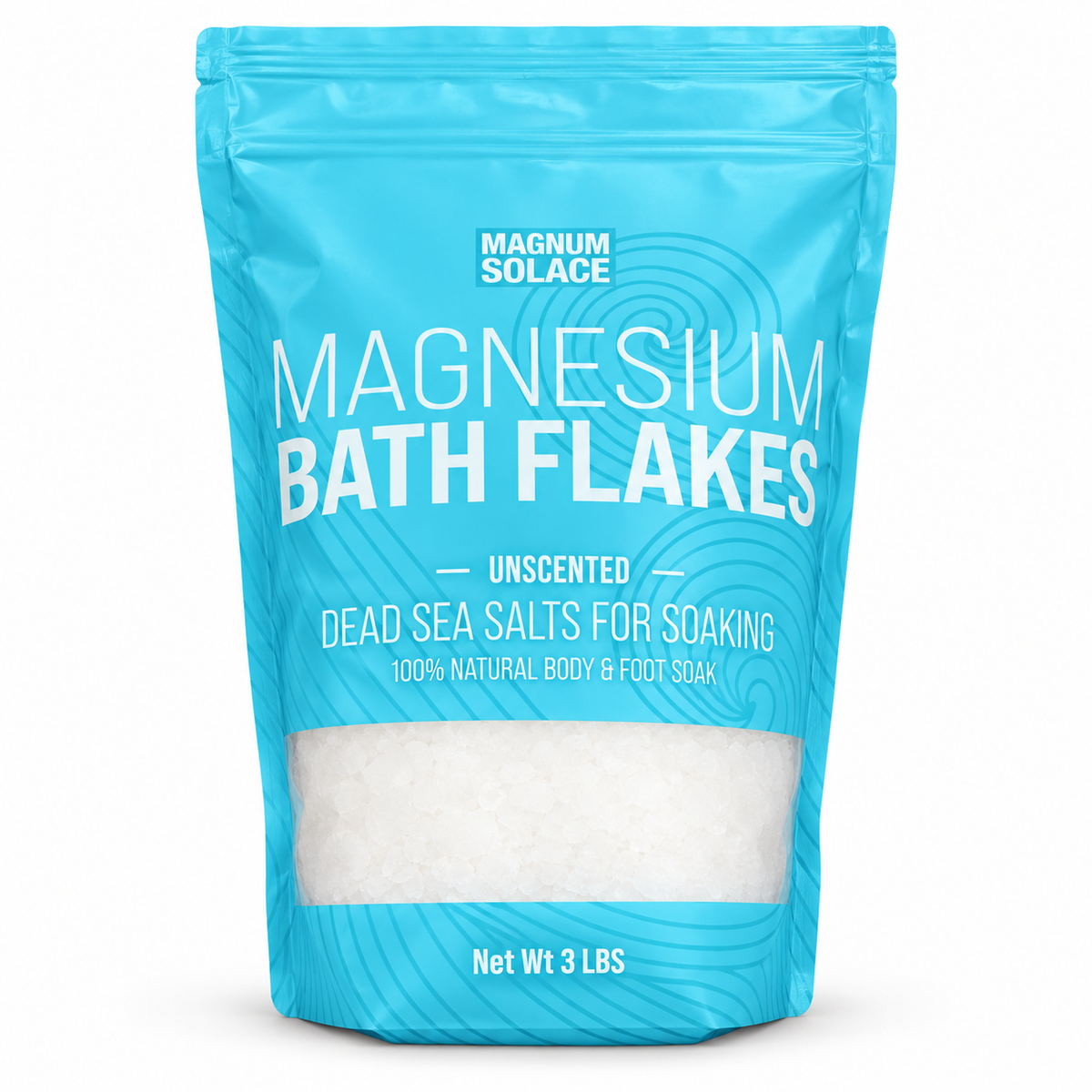 Magnesium Bath Flakes – Unscented, 3 lb