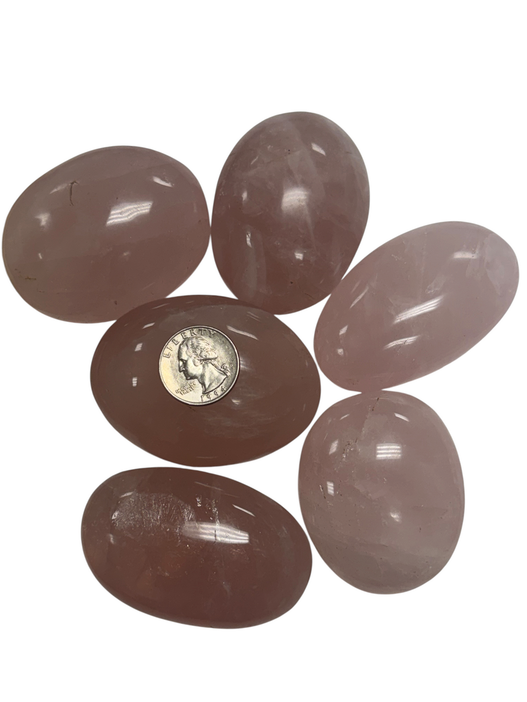 Rose Quartz Palm Stone