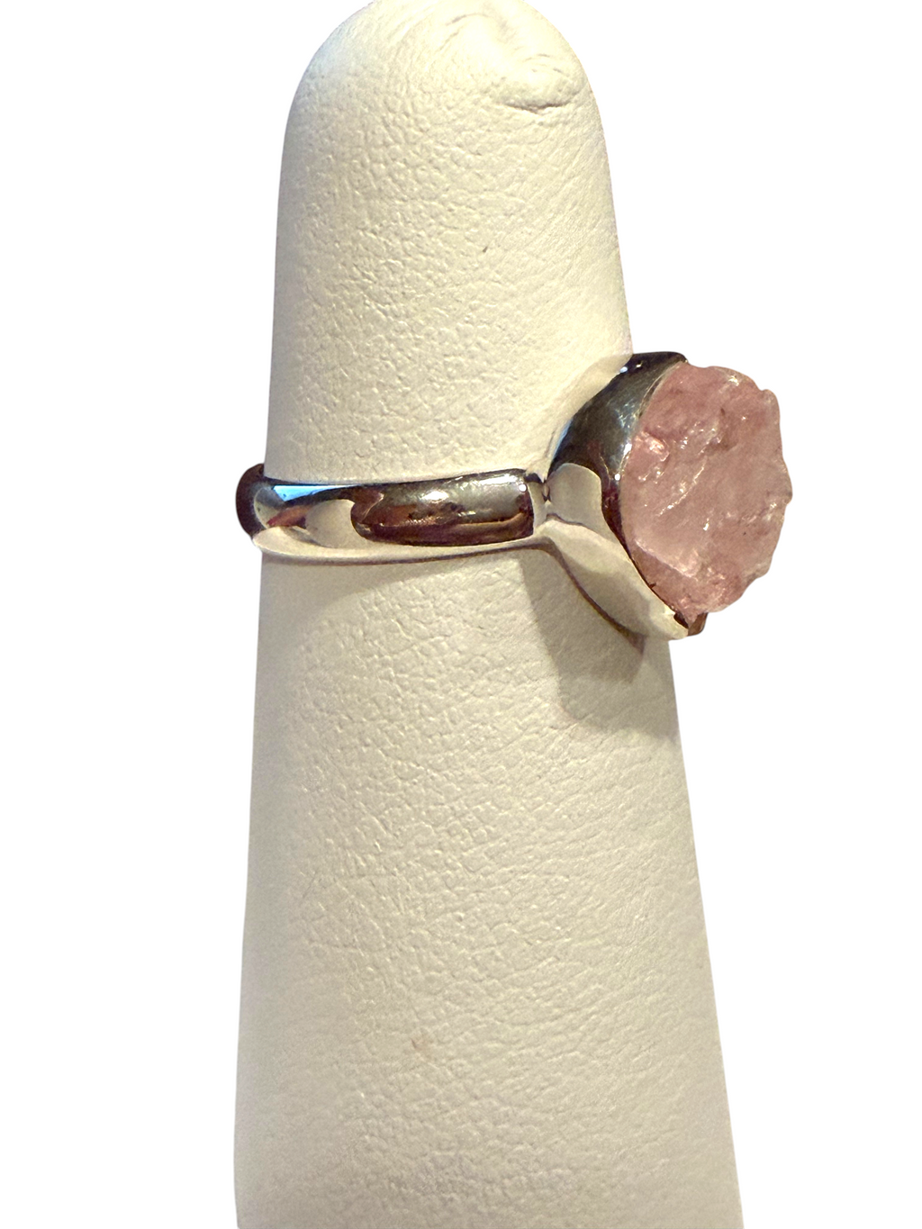 Morganite Sterling Silver Ring