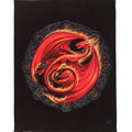 Beltane Dragon Canvas Framed Wall Art Wall Plaque - Anne Stokes - 7.5" W x 9.85"