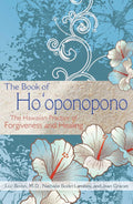Book cover of 'The Book of Ho'oponopono' with floral designs and blue background