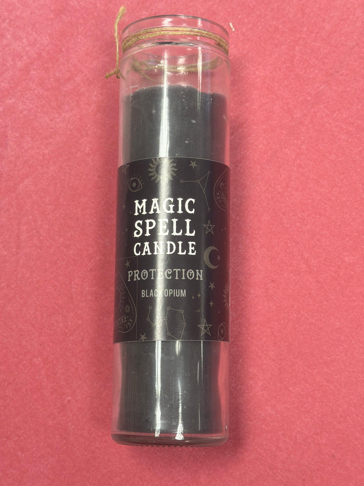 Protection Magic Spell Candle - Black