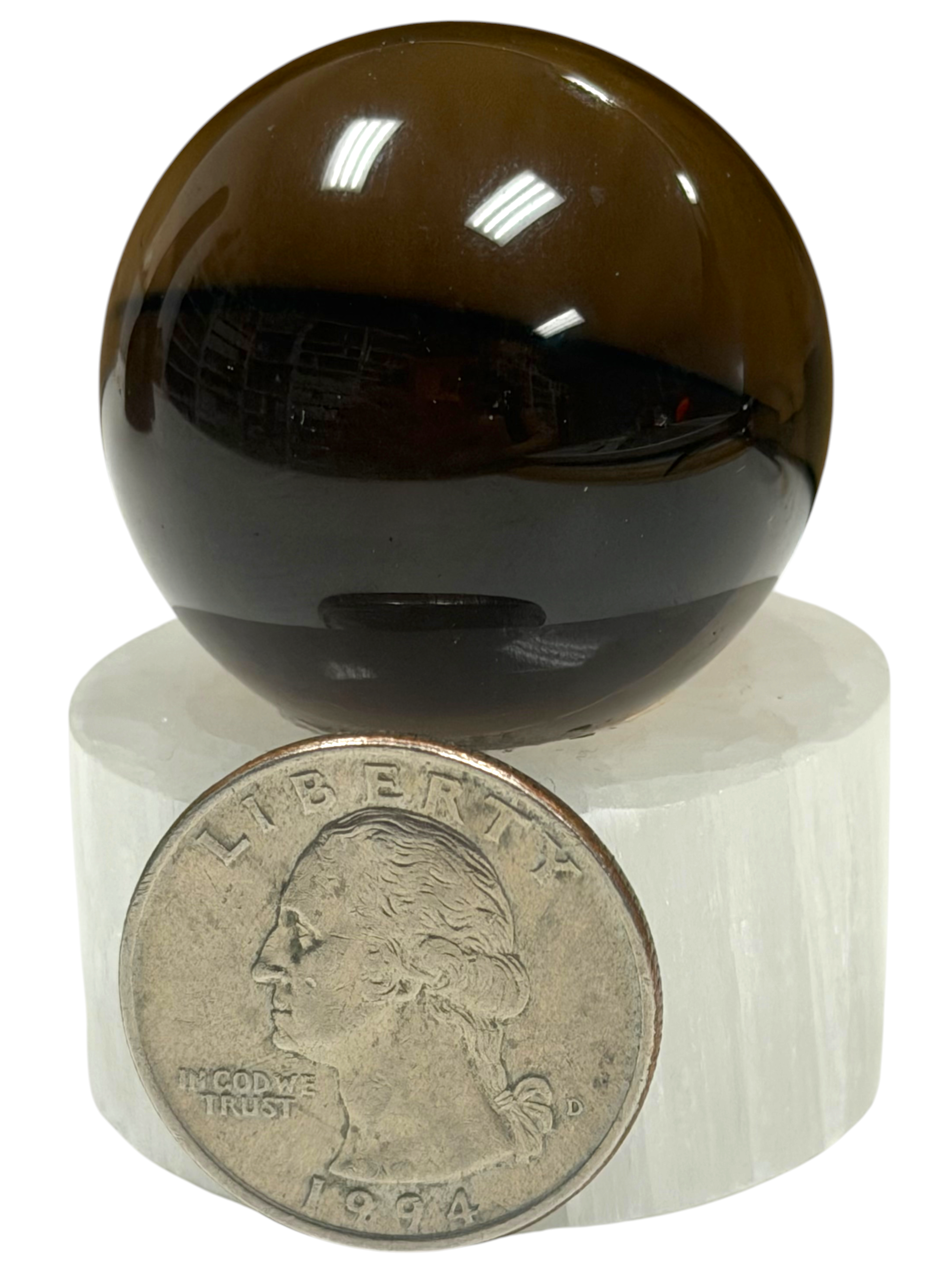 Smoky Quartz Sphere 34mm