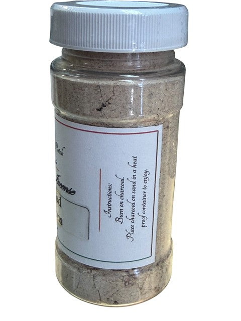 Crystal Fairy Patch Crystal Fairy Patch clear powdered incense for clearing bad vibes and negativity. Powdered incense in a clear plastic container.
