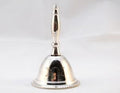 Crystal Fairy Patch 3-inch silver-plated altar bell featuring an engraved Triple Moon symbol for ritual and meditation use.