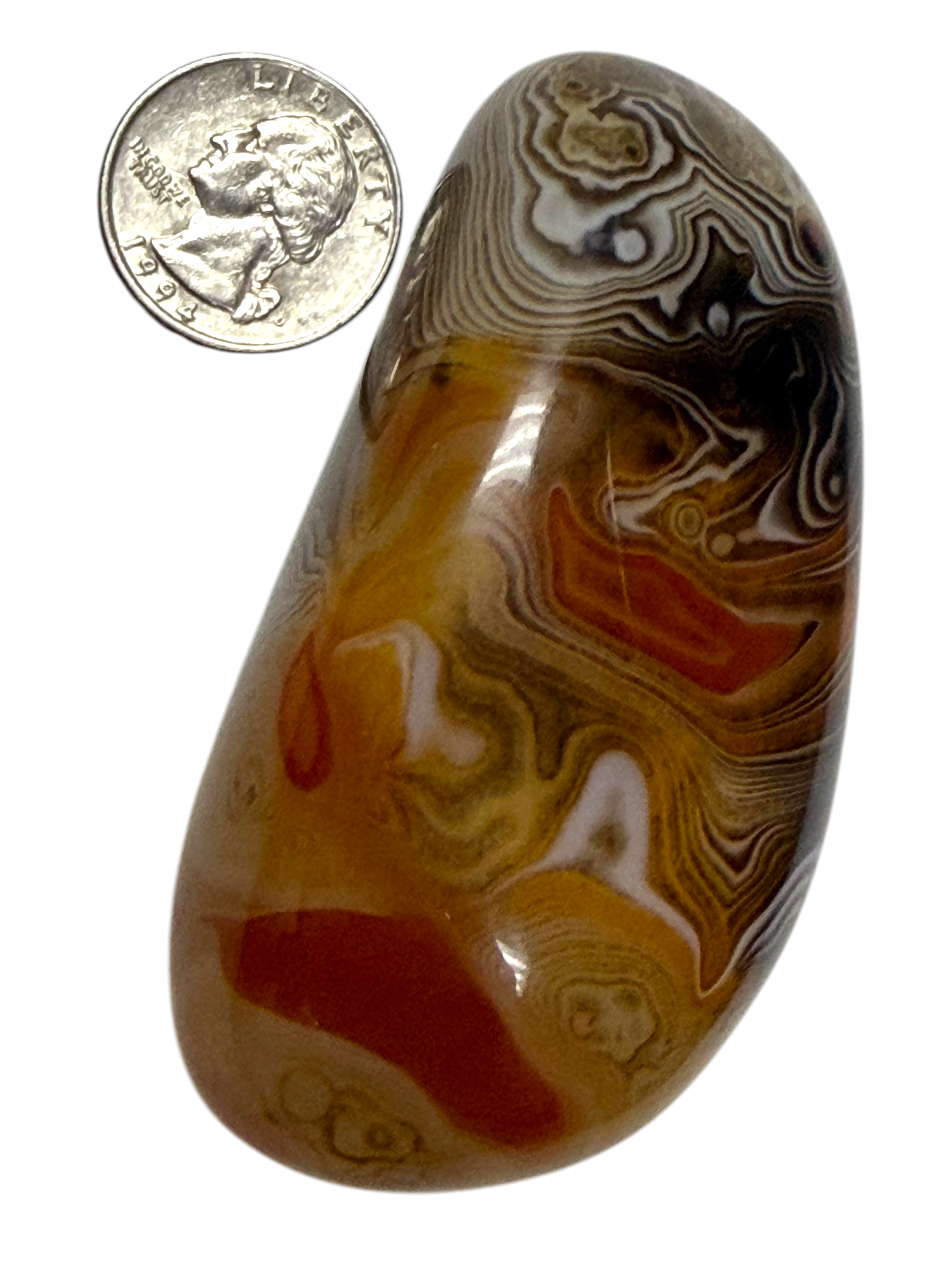 Sardonyx Large Palm Stone